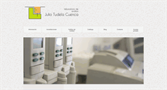 Desktop Screenshot of juliotudela.es